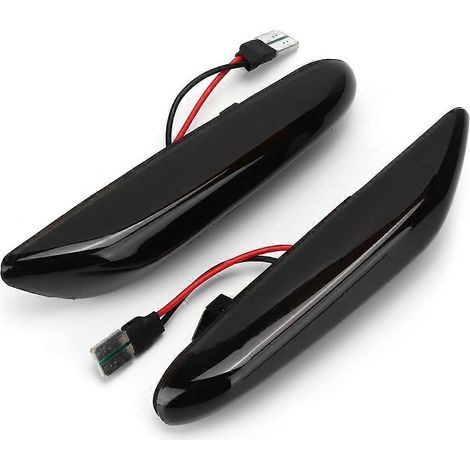 Feux de position latéraux à LED, jaunes, dynamiques, compatibles avec X1/X3/E46/E90/E60/E88