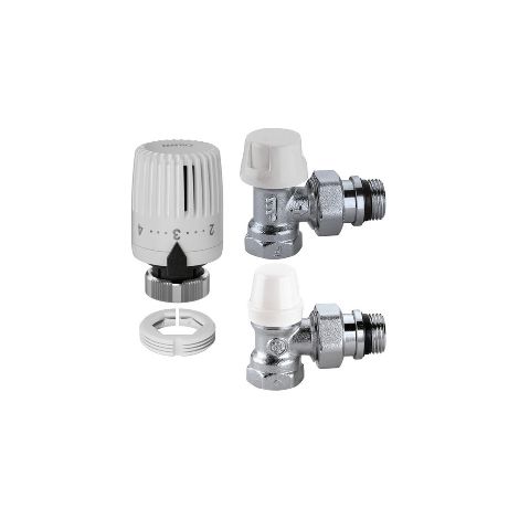 Kit termostato de esquina 3/8" - Caleffi (1/2)