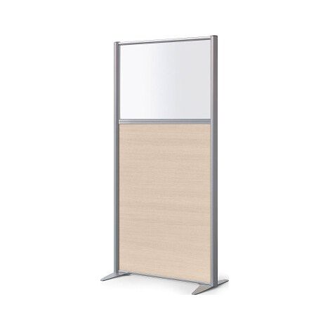 Cloison B-Zen bois antibactérien L81, H160 cm Chêne clair
