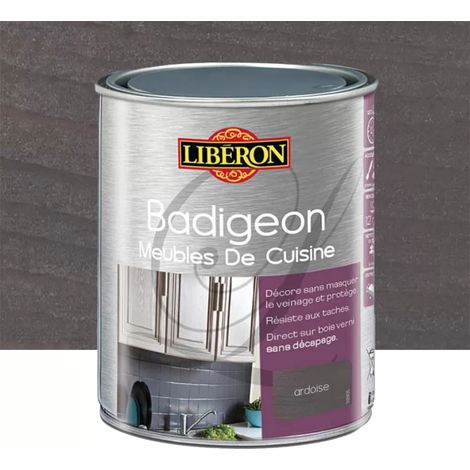 Badigeon (Boisine) Meubles de cuisine LIBERON Ardoise 1 L (1/2)