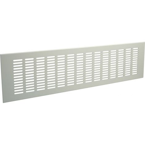 Marley Lüftung Gittersstegbleche 400 x 100 mm, mit Schlitzlochung, alu Lüftungsgitter