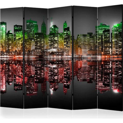 Paravent 5 Volets "Reggae New York" 172x225cm (1/2)