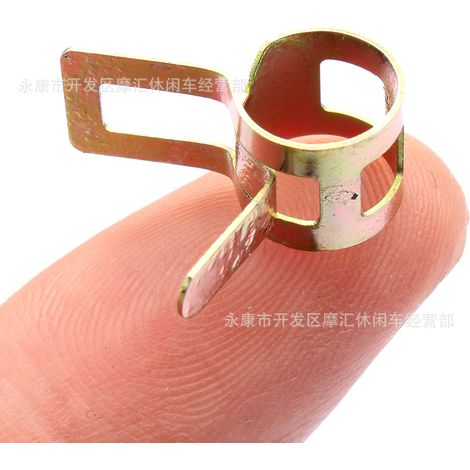 Off-road motorcycle ATV four-wheel go-kart beach GY6 scooter motor gasoline fuel hose clip buckle 8MM (1/4)