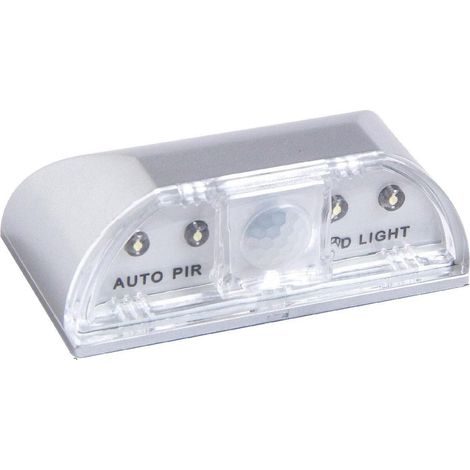 Veilleuse LED automatique avec détecteur de mouvement à 4 LED pour serrure de porte (1/5)