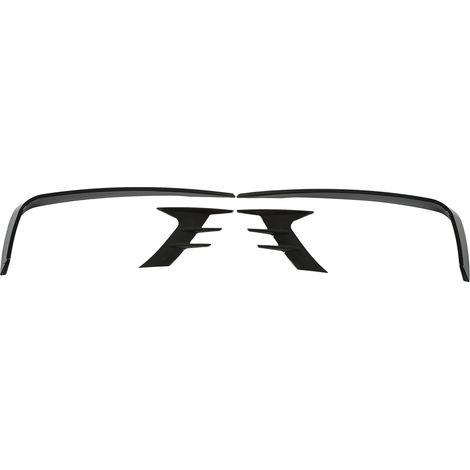 Prises d'air de pare-chocs avant noir brillant, baguettes de finition pour phares antibrouillard pour Honda Accord 10e génération (2018-2022) (1/5)