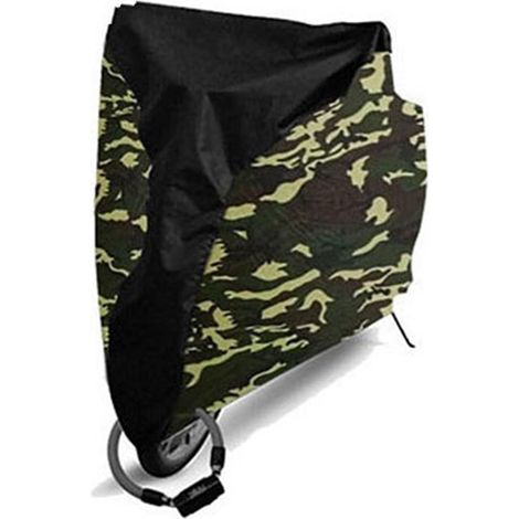 Housse de Moto Housse de vélo étanche vélo Pluie Housse de Protection UV Protection pour vélo Moto Utilitaire Cyclisme extérieur Housse de Pluie Camouflage Couleur : Camouflage,200X70X110cm