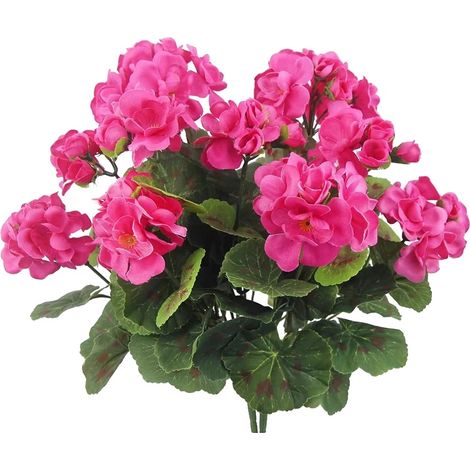 Flores artificiales, diseño realista, decoración del hogar, rosa roja, 2 unidades (1/2)