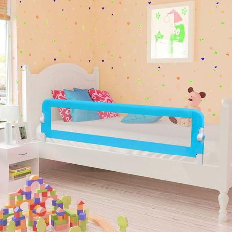 Kleinkind-Bettschutzgitter Blau 120x42 cm Polyester (1/5)