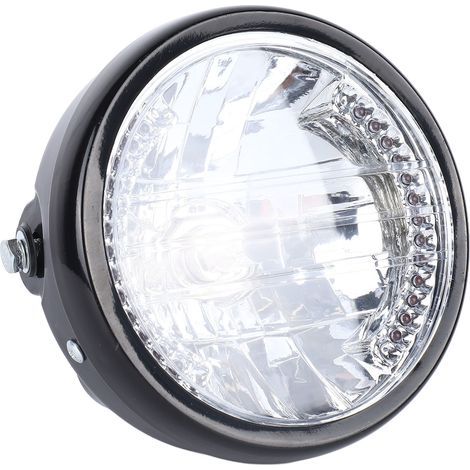 Hochleistungsfähiger universeller 7-Zoll-LED-Motorradscheinwerfer, leistungsstarke Frontscheinwerferlampe für Tag und Nacht (1/5)