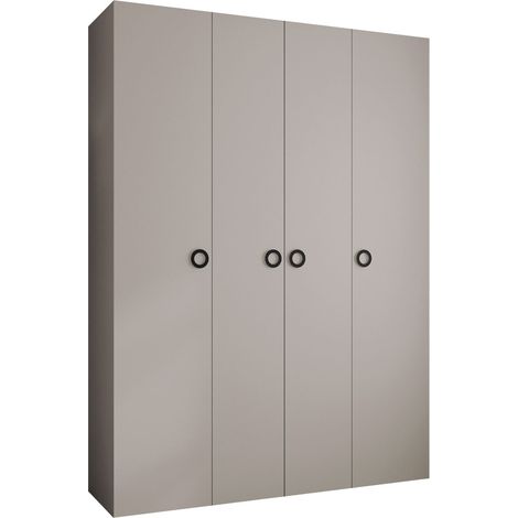 Armoire Hartford 554, Cachemire, 246x180x42cm, Portes d'armoire: Avec des charnières, Nombre d'étagères: 16 (1/5)