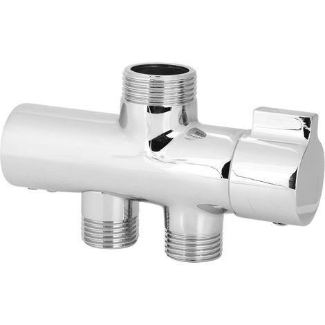 G1/2" Wandmontierter Duschumsteller/Separator für Duschkopfzubehör (1/5)