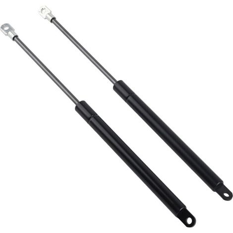 Barre hydraulique robuste – Pour portes d'armoires, fenêtres de camping-car et plus encore – 34 cm, acier au carbone, noir, 1 pièce (1/5)