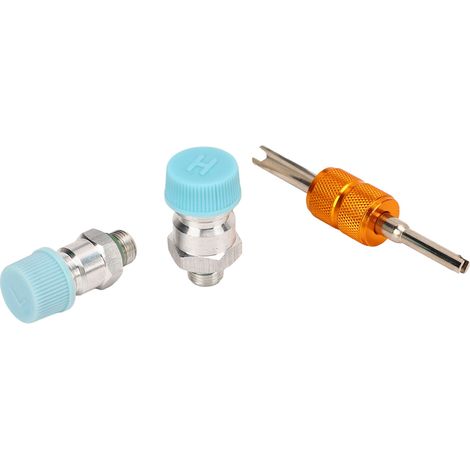 Kit de 3 pièces pour valve de climatisation, bouchon de valve, kit de joints pour système de climatisation pour siège de compresseur de climatisation automobile 508 (1/5)