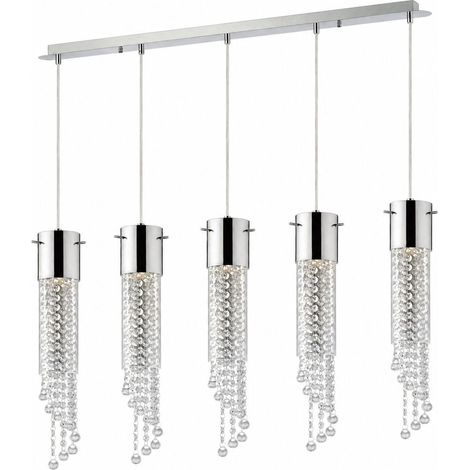 Lampada a Sospensione Nurallao, Materiale Struttura in Vetro, Trasparente (1/2)