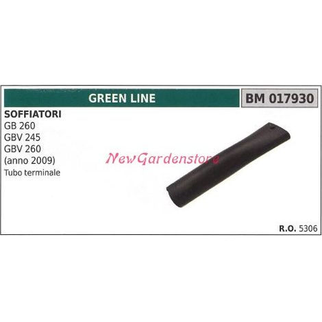 Tubo terminale soffiatore GB 260 GBV 245 260 GREENLINE 017930