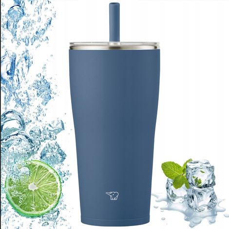 Taza t茅rmica con pajita para la oficina ZOJIRUSHI SX-HA72H-AM 720 ml Azul marino (1/5)