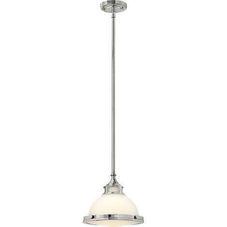Elstead Amelia - 1 Light Dome Decke Mini Anhänger Chrom, E27 (1/3)