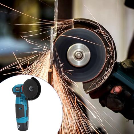 Meuleuse d'angle/polisseuse/mini polisseuse portative/outil électrique 3 pouces (76 mm) au lithium-ion, norme européenne 100-240 V (1/5)