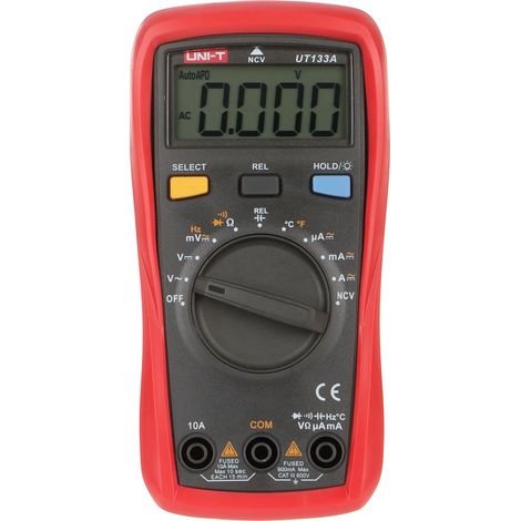 Uni-T UT-133A Digitaler Multimeter Schwarz