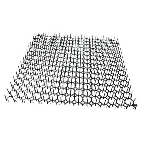Tappetino anti-gatto per divano con punte in PP, facile da installare, per uso interno ed esterno. Accessorio versatile, tappetino anti-escrementi di gatto, nero. (1/5)