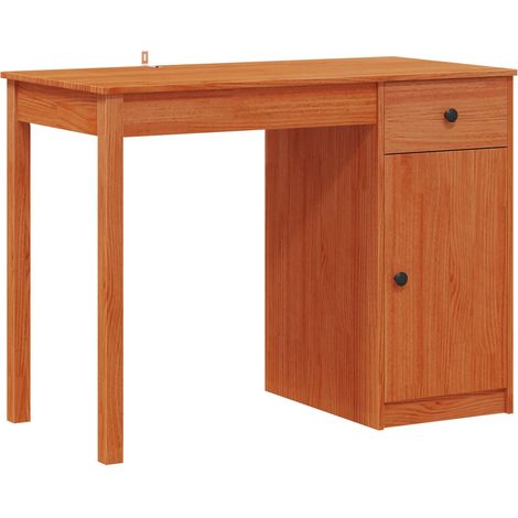 Maison Exclusive - Schreibtisch Wachsbraun 100 x 50 x 74 cm Massi