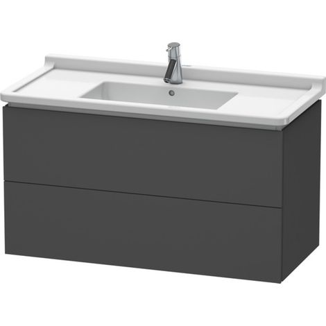 Duravit L-Cube Waschtischunterbau wandhängend, 2 Schubkästen, (1/5)