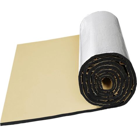 Tapis d'isolation Thermique Voiture Capot Chaleur Insonorisation Amortisseur Bruit Mat 10mm 200x100cm, 21.5sqft Remplacement d'article (1/5)