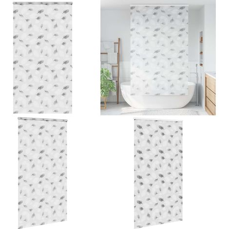 vidaXL Store enrouleur de douche avec cassette largeur du tissu 126 cm (1/5)