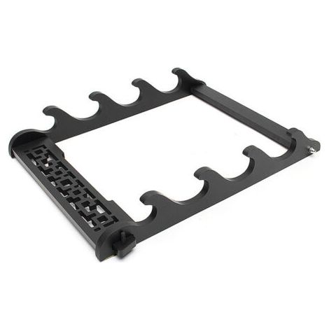 Support mural à 4 niveaux Samurai Katana Sword Stand Holder Hanger Bracket Rack Black Fir High Density Board LAVENTE