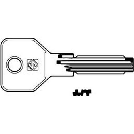 10PZ CHIAVI PUNZONATE PER CILINDRI CISA 6+6 SPINE CS146 - CS146