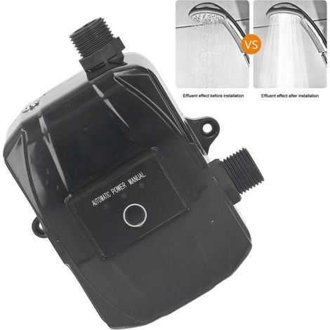 Pompe de surpression d'eau 100W 24V Pompe de surpression automatique à faible bruit pour salle de bain et jardin 100-240V EU Plug-- (1/5)