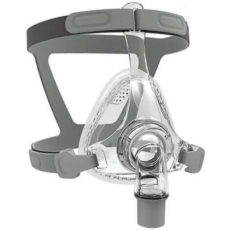 Masques CPAP faciaux complets avec harnais, coude pivotant et coussin