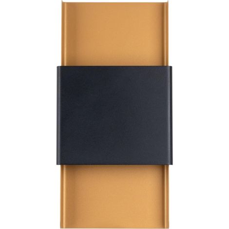Suspension Luminaire Durlin - Plafonnier - Suspension Élégante - Longue Durée de Vie - Design Attrayant - Matériau Acier - G9, 2x max 8W LED, 230V, 50Hz - Or/Noir (1/5)