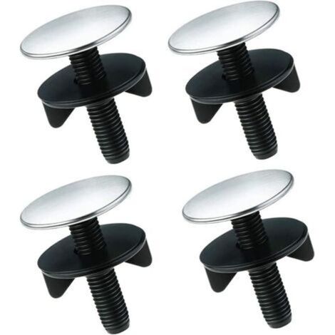 4 Pieces Faucet Hole Cover, Kitchen Faucet Hole Cover, Sink Faucet Hole Plug, Stainless Steel Faucet Hole Cover for Kitchen Sink Accessories, Bathroom Home (12-40mm) (1/5)