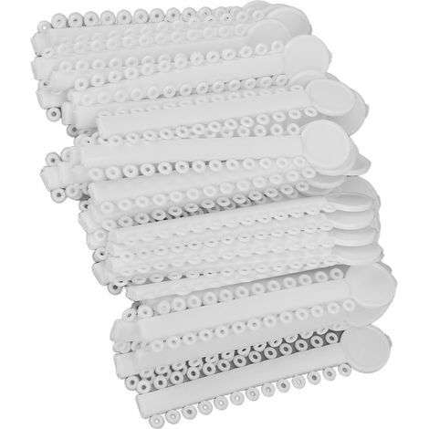 40 anneaux élastomères orthodontiques O pour appareil dentaire, élastiques de ligature (1/5)