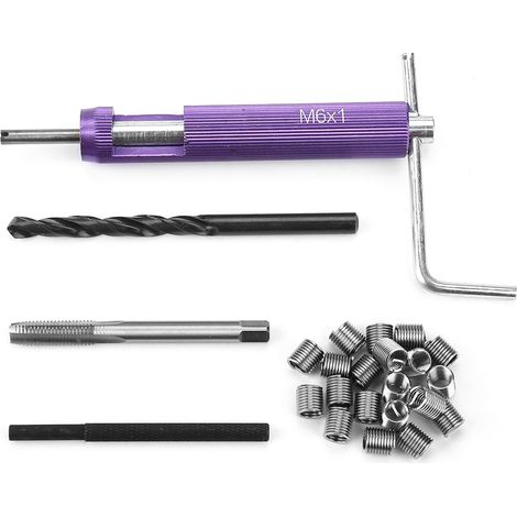 Kit d'outils de réparation de filetage endommagé pour bloc moteur automobile M61.0 (1/5)