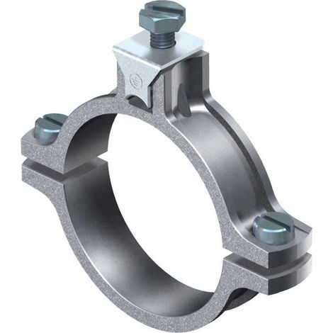 OBO Bettermann Erdungsschelle für Rundleiter 3/4" Zinkdruckguss galvanisch verzinkt, 5050081