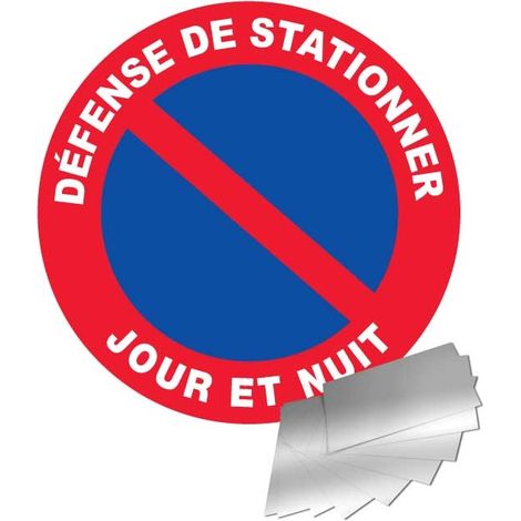 Panneau défense de stationner - Jour et Nuit - Alu Ø180mm - 4011240