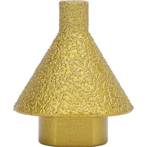 Cône de meuleuse d'angle de foret de biseautage de diamant pour le perçage de Quartz de tuile de marbre agrandissant le chanfreinage meulage 38mm de diamètre M14