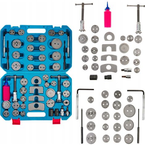 Set de extracci贸n de pistones de freno para reparaci贸n y retroceso, prensa de 50 piezas m谩ximo (1/5)