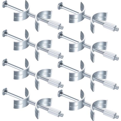 8 Connectors M6 x 100 mm for Worktops with Half Moon Washers (1/5)
