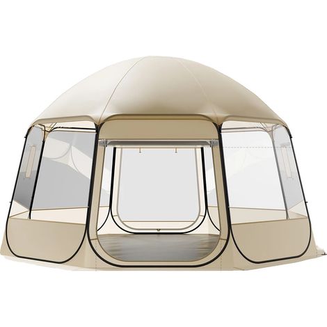 Tenda a bolla, impermeabile, resistente ai raggi UV, 4,5 x 4,2 metri. (1/2)