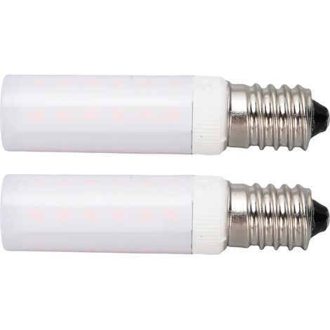 Lot de 2 ampoules LED effet flamme E14 2W 200LM en polycarbonate, pour décorations de fête, patio, intérieur et extérieur. (1/5)