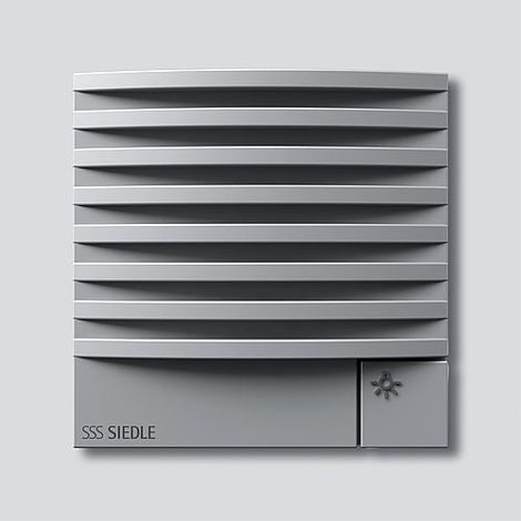 PORTA SISTEMA DI ALTOPARLANTI SIEDLE 1UND, 4831380 TLM 612 SM, ARGENTO TALLIC