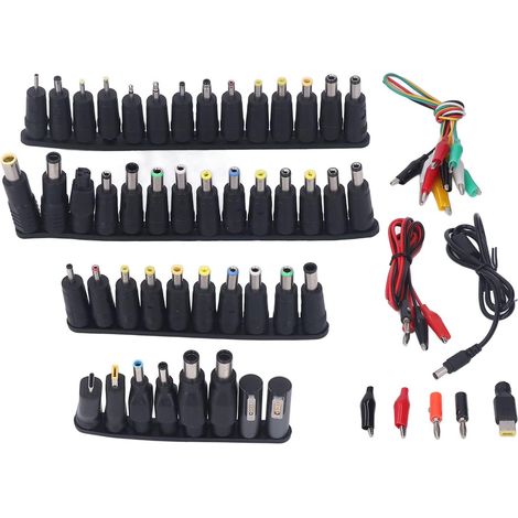 58 Pièces Adaptateur Secteur Cc pour Ordinateur Portable Chargeur D'alimentation pour Ordinateur Portable Adaptateur Prise pour Ordinateur Portable Prise D'alimentation Cc (1/5)