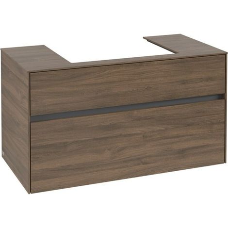 Villeroy & Boch Collaro Waschbeckenunterschrank, 2 Auszüge, (1/3)