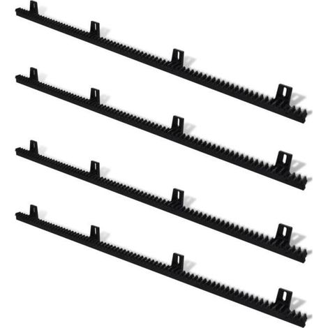 Crémaillère - Non spécifié - 4 pcs - Nylon renforcé - 800 kg - Portail coulissant