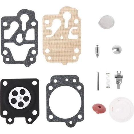 1 kit de réparation carburateur, joints pour débroussailleuse, compatible 40-5 / 44F-5 / 34F, pièces de rechange pour moteurs thermiques