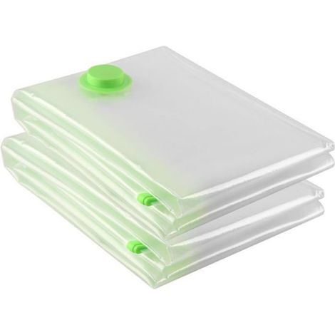 Sacs sous vide XXL (120 x 100 cm) - Sacs de rangement sous vide extra larges pour vêtements, couettes et literie (2 pièces)