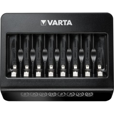 Cargador multifunción LCD VARTA + cargador de baterías USB C - sin baterías (1/5)